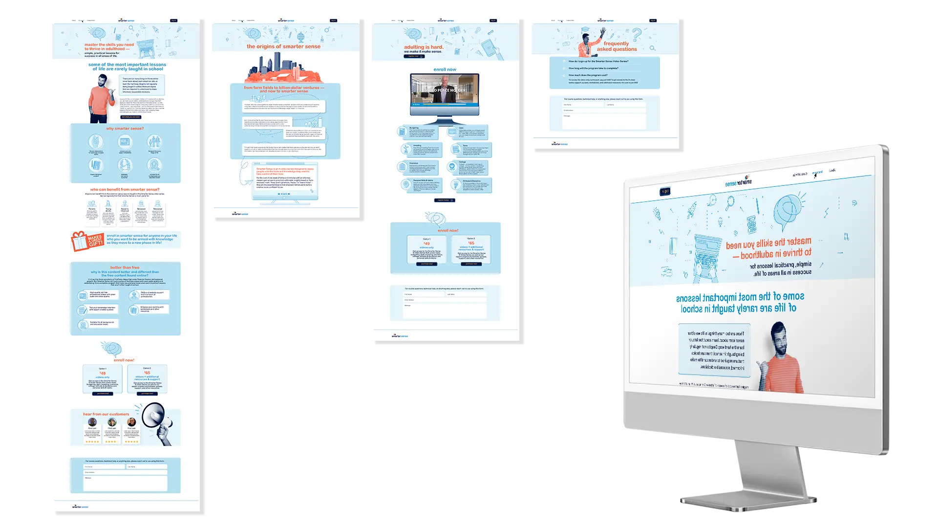 SS Website Mockups