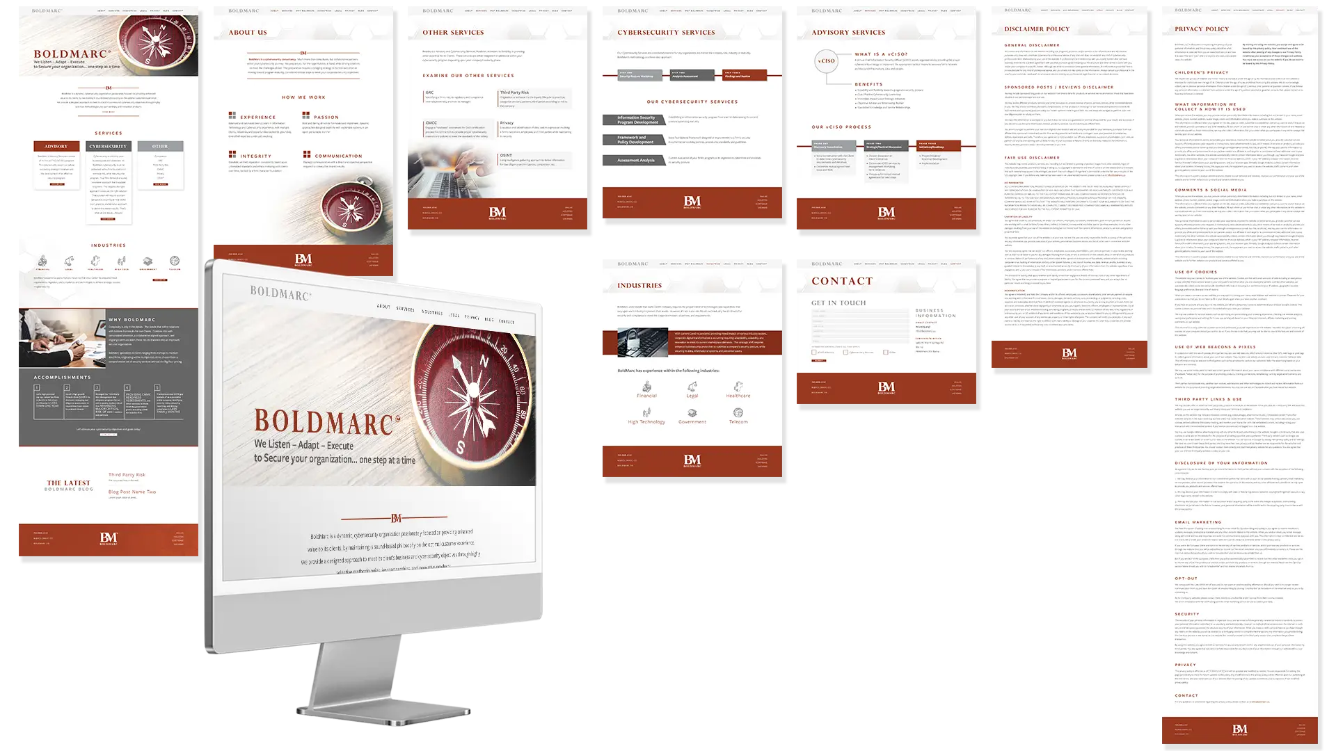 BoldMarc Website Mockups